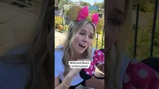 Millennial Moms at Disneyland #momhumor #gentleparenting #parentinghumor #funnyshorts #momlifebelike