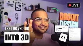 How to convert any text or vector to 3D in few minutes.