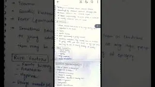 Epilepsy | Handwritten Notes |