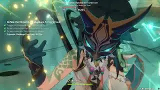 43 SEC Xiao VS Metastable Jadeplume Terrorshroom Saurian Research Genshin Impact Fearless
