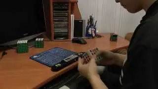 4x4 avg of 5 1:08.72 ( 59.07 single) by Vlad Rogov