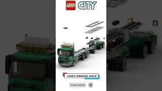 CARGO TERMINAL TRUCK SPEED BUILD ANIMATION | SHORT VIDEO