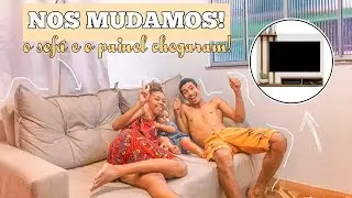 NOS MUDAMOS PARA UM NOVO LAR | NOSSO SOFÁ E PAINEL CHEGARAM! - @biiapazoficial