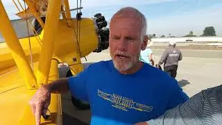Bishop interview about 80 year old Biplane