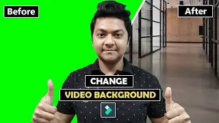 How To Change Video Background in Wondershare Filmora 9 Hindi | Chroma Key in Filmora