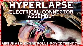 AIRCRAFT ELECTRICAL CONNECTOR ASSEMBLY OF A330 ROLLS ROYCE ENGINE TRENT 700 PART 2 #rrtrent700