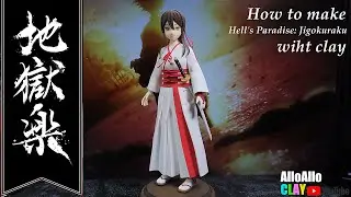 Making Hell's Paradise: Jigokuraku (YAMADA ASAEMON SAGIRI) clay
