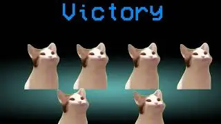 Vibing Cat vs Pop Cat in Among us