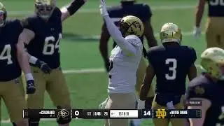 College Football Playoff Simulation Week 10 11 Colorado vs 6 Notre Dame