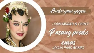 lebih mudah dan gampang, pemasangan prodo paes ageng