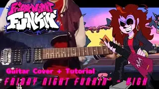 Friday Night Funkin' - High Guitar Cover w/ Tutorial tabs | Mommy Must Murder