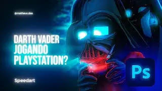 Darth Vader Gamer on Photoshop | Speed Art Tutorial