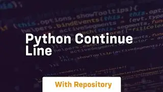 python continue line