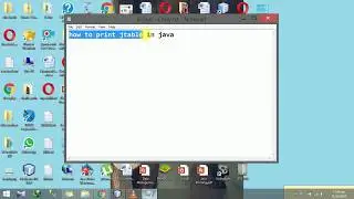 how to print table data in java
