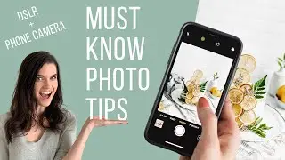 TOP 5 PHOTO TIPS for food + product photos