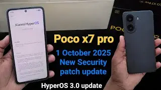 Poco x7 pro 5g New Security patch update | 1 August 2025 new Security update HyperOS 