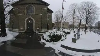 Old Dutch Church walk in Uptown Kingston