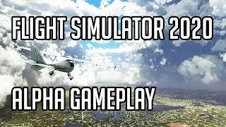 Microsoft Flight Simulator Alpha Gameplay | Two Retro Mates
