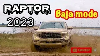Test drive ford ranger raptor 2023 off road , Baja mode good experience