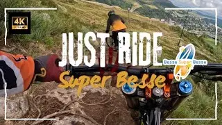 VTT DOWNHILL JUST RIDE SUPER BESSE ON SOUDE LES PISTES EN BIKE PARK