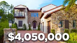 INSIDE a $4M Luxury Home near Disney! Exclusive Tour at Golden Oak