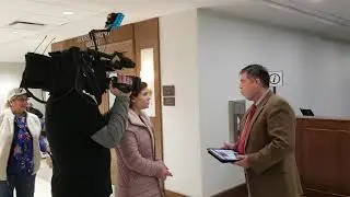Feb. 26, 2020 Representative Bo Mitchell speaking with News Crew (I believe was WSMV)