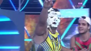Handsome Model Getting Pied