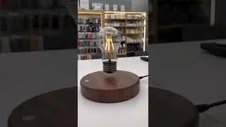 Levitating bulb lamp #lamp #magnetic #technology #levitating #bulb