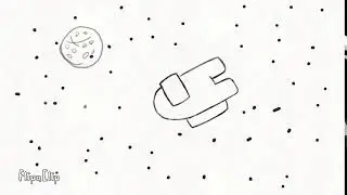 Among us Black and White Animation (Flipaclip)