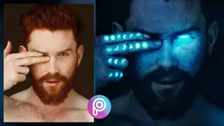Glowing Eye Effect In Picsart | New Style | New Technique | Photo Editing Tutorial | Picsart