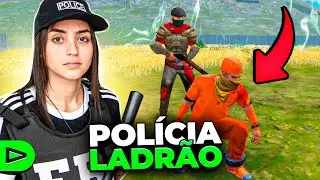 QUEM GANHOU?! FIZEMOS UM POLÍCIA E LADRÃO DA LOUD NO FREE FIRE!!