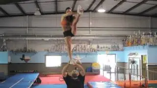 Anna Goldblatt UT Orange Squad Cheer Tryout Video