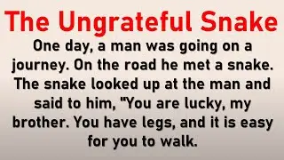 Learn English Through Story ⭐ English Story - The Ungrateful Snake