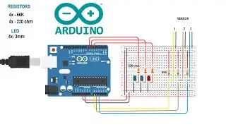 Arduino Water 3 LEVEL indicator - tutorial