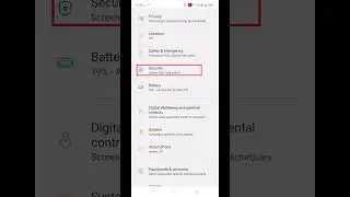 How to set screen lock in realme C 35 