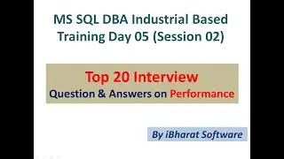 TOP 20 MS SQL Server Performance Tuning Interview Questions and Answers  Part 01  