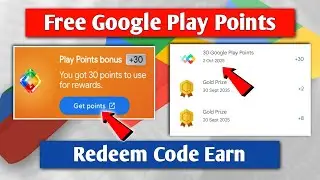 How To Earn Free Google Play Points Redeem Code ।।  Google Play Rewards Tour