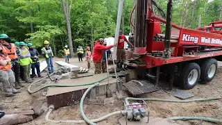 Drilling a well on our property | KING WATER WELLS