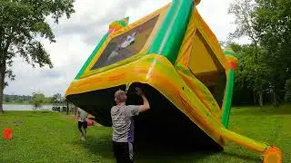 The Fiesta Bounce House Teardown