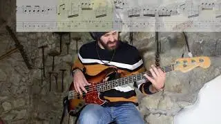 GROOVE N 5 FUNK !!! LET'S STUDY TOGETHER + BASS TAB + SCORE eubasss