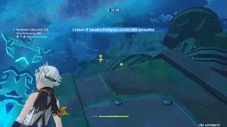 Genshin Impact - Devantaka Mountain - Collect Dendro Particles Challenge