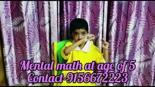 5 years Caitlin doing mental math. #AbacusLearning