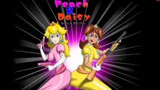 Peach and Daisy Bullet Bitches drawing