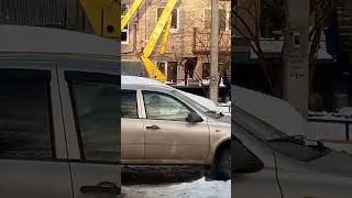 Супер уборка снега от ЖКХ.