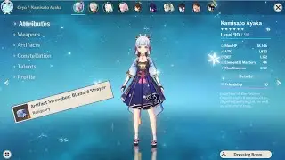Ayaka 4.0 Artifact Strongbox F2P #genshinimpact #ayaka #artifacts #strongbox