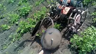 Дисковый окучник на мотоблок