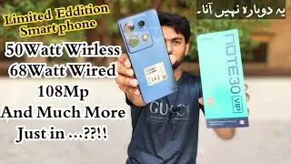Infinix note 30 vip unboxing ⚡Limited Edition smartphone | 50Watt Wireles Charger | Note 30vip price