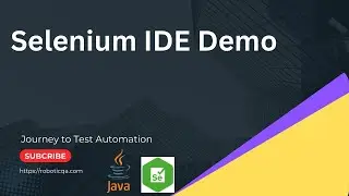 What is Selenium IDE?  Selenium IDE installation and demo