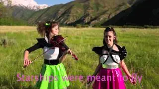 Starships - Megan Nicole ft. Lindsey Stirling (LYRICS)