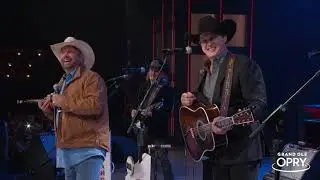 Garth Brooks Inducts Jon Pardi into The Grand Ole Opry